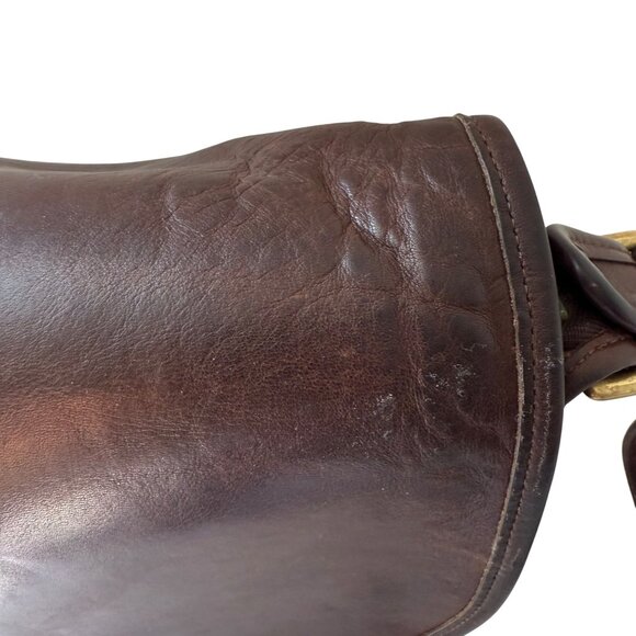 Coach Vintage Patricia's Legacy Cross Body Saddle Flap Bag Serial #9951 - Picture 9 of 15